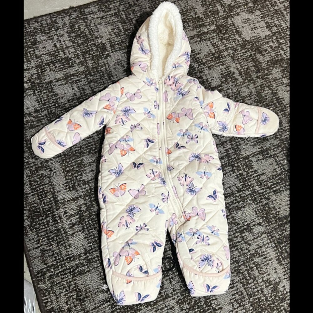 OshKosh B'gosh Baby Floral Print Sherpa-Lined Snowsuit - BRAND NEW NWT